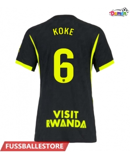 Günstige Atletico Madrid Koke #6 Auswärtstrikot Damen 2026-27 Kurzarm